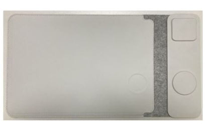 Portable Laptop Sleeve with Wireless Charging Desk Mat