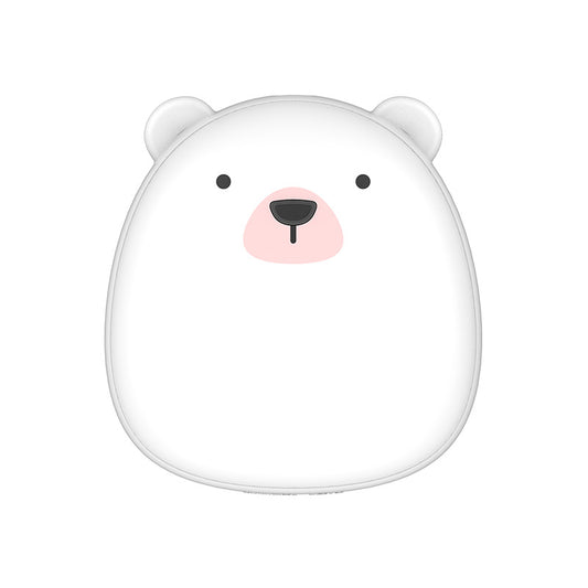 Portable Cartoon Hand Warmer Power Bank - Penguin & Polar Bear